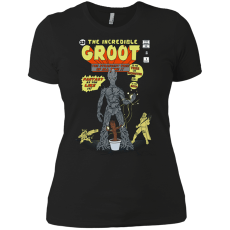 T-Shirts Black / X-Small The Incredible Groot Women's Premium T-Shirt