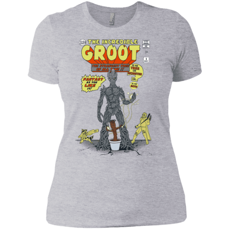 T-Shirts Heather Grey / X-Small The Incredible Groot Women's Premium T-Shirt