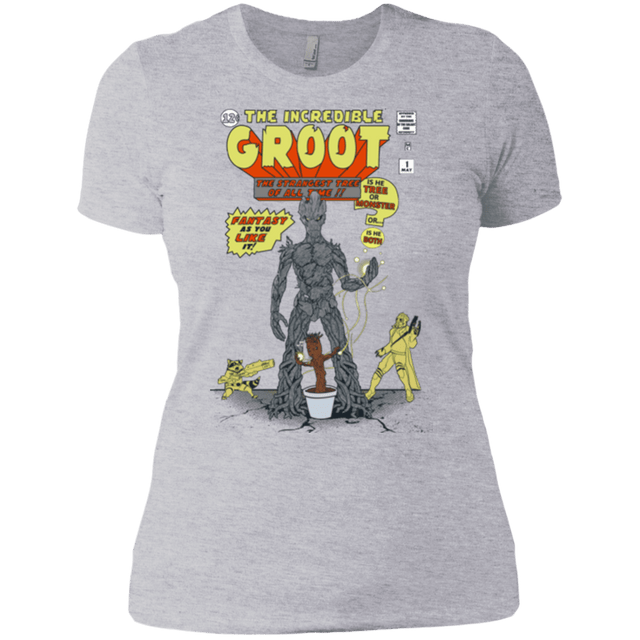 T-Shirts Heather Grey / X-Small The Incredible Groot Women's Premium T-Shirt