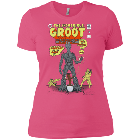 T-Shirts Hot Pink / X-Small The Incredible Groot Women's Premium T-Shirt