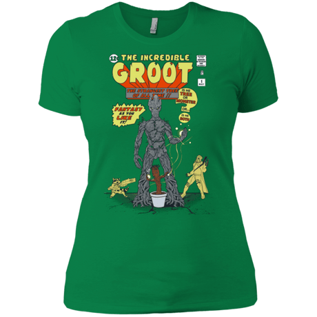T-Shirts Kelly Green / X-Small The Incredible Groot Women's Premium T-Shirt