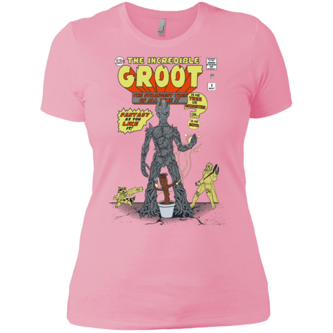 T-Shirts Light Pink / X-Small The Incredible Groot Women's Premium T-Shirt