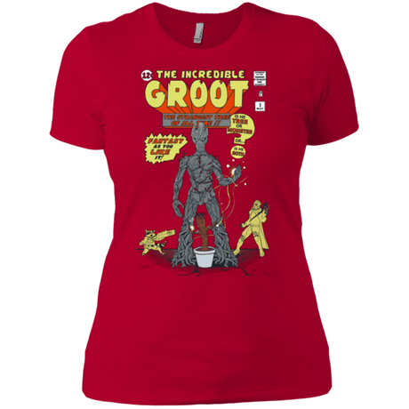 T-Shirts Red / X-Small The Incredible Groot Women's Premium T-Shirt