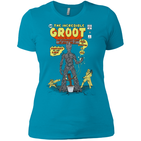 T-Shirts Turquoise / X-Small The Incredible Groot Women's Premium T-Shirt