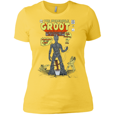 T-Shirts Vibrant Yellow / X-Small The Incredible Groot Women's Premium T-Shirt