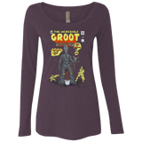 T-Shirts Vintage Purple / Small The Incredible Groot Women's Triblend Long Sleeve Shirt