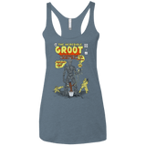 T-Shirts Indigo / X-Small The Incredible Groot Women's Triblend Racerback Tank