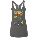 T-Shirts Premium Heather / X-Small The Incredible Groot Women's Triblend Racerback Tank