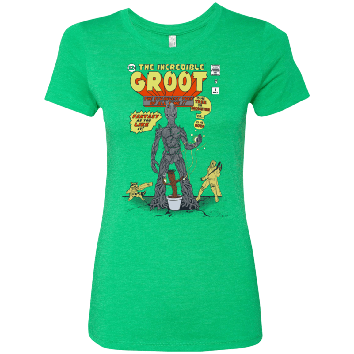T-Shirts Envy / Small The Incredible Groot Women's Triblend T-Shirt
