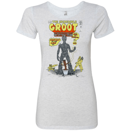 T-Shirts Heather White / Small The Incredible Groot Women's Triblend T-Shirt