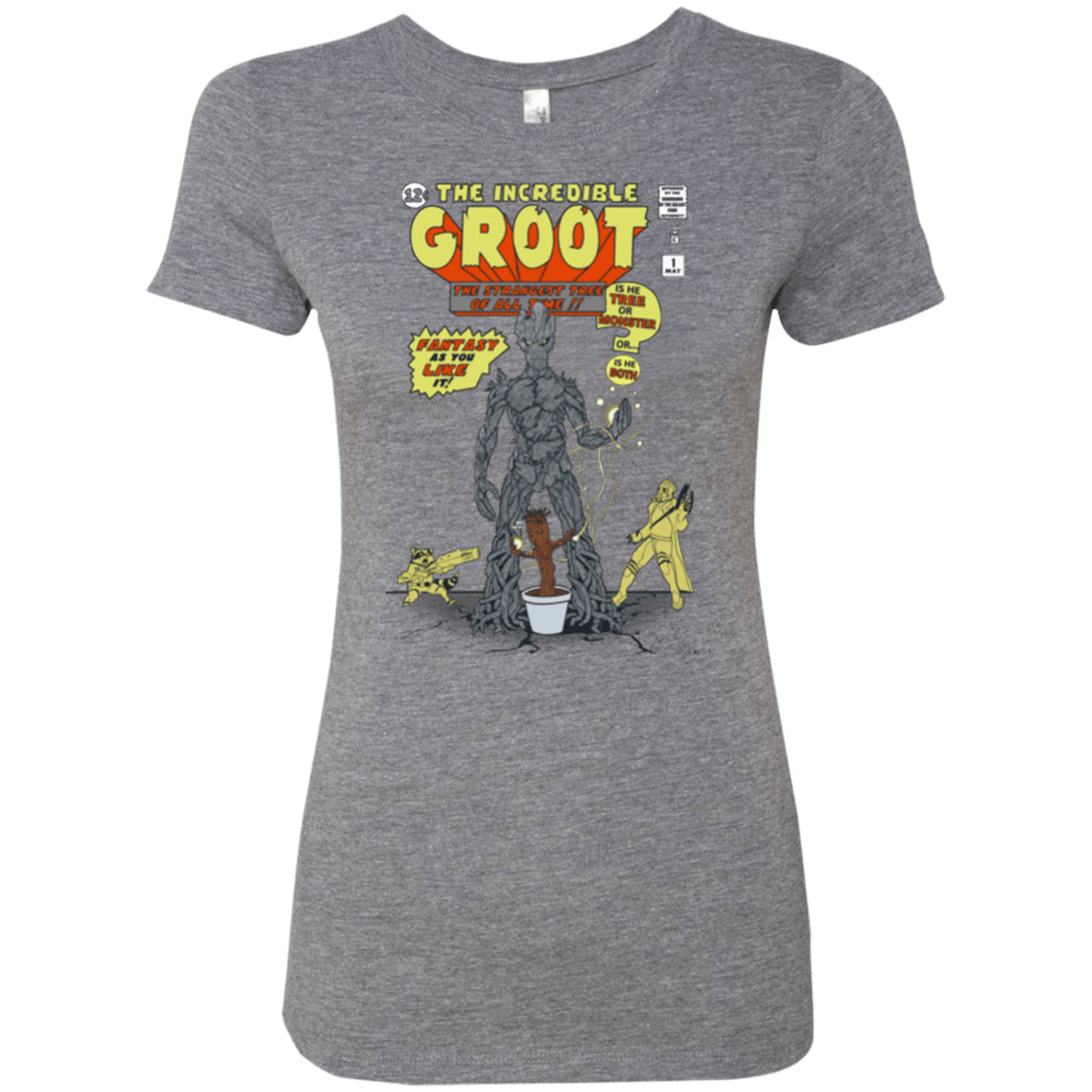 T-Shirts Premium Heather / Small The Incredible Groot Women's Triblend T-Shirt