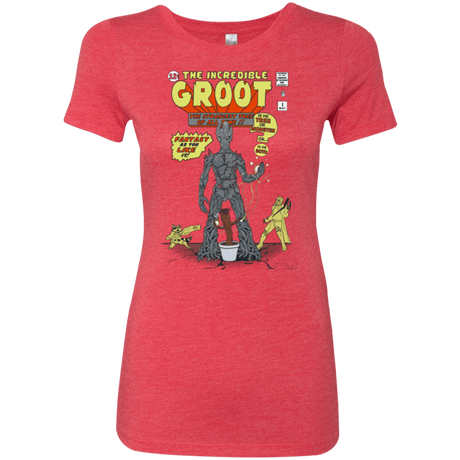 T-Shirts Vintage Red / Small The Incredible Groot Women's Triblend T-Shirt