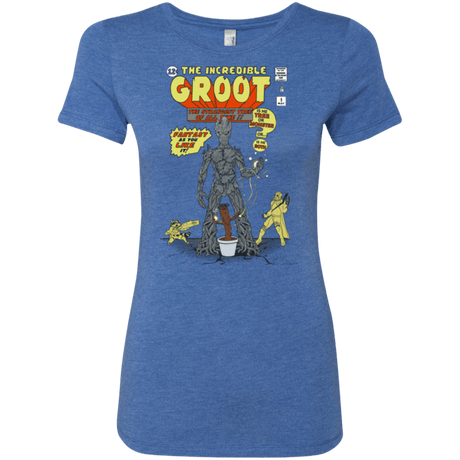 T-Shirts Vintage Royal / Small The Incredible Groot Women's Triblend T-Shirt