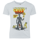 T-Shirts Heather White / YXS The Incredible Groot Youth Triblend T-Shirt