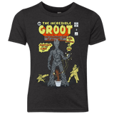 T-Shirts Vintage Black / YXS The Incredible Groot Youth Triblend T-Shirt