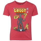 T-Shirts Vintage Red / YXS The Incredible Groot Youth Triblend T-Shirt