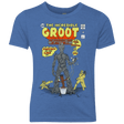 T-Shirts Vintage Royal / YXS The Incredible Groot Youth Triblend T-Shirt