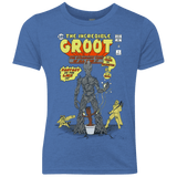 T-Shirts Vintage Royal / YXS The Incredible Groot Youth Triblend T-Shirt