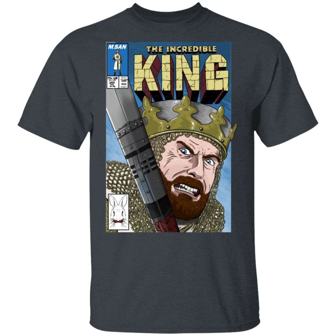 T-Shirts Dark Heather / S The Incredible King T-Shirt