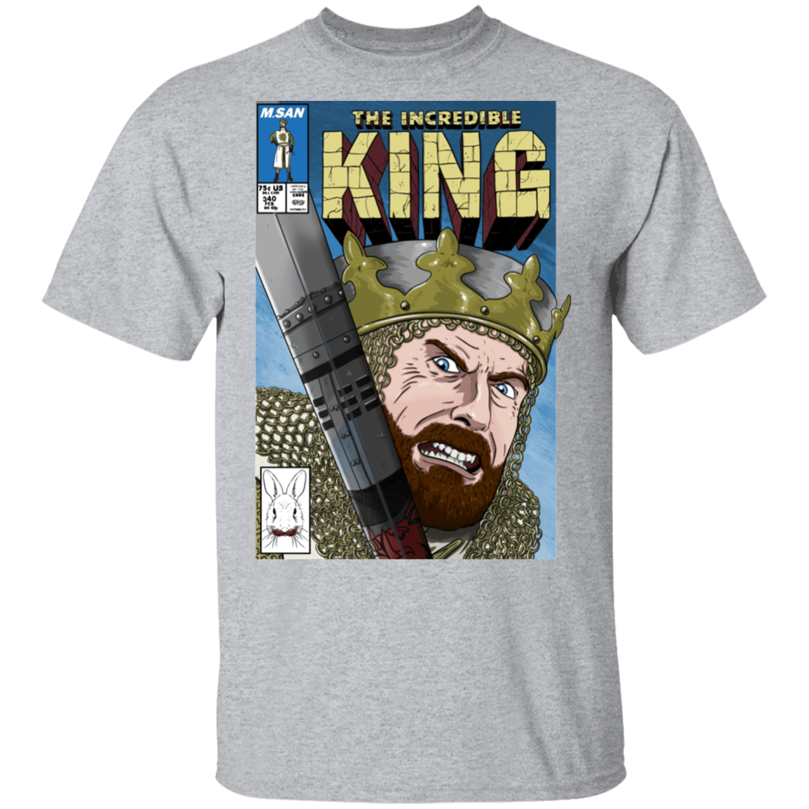 T-Shirts Sport Grey / S The Incredible King T-Shirt