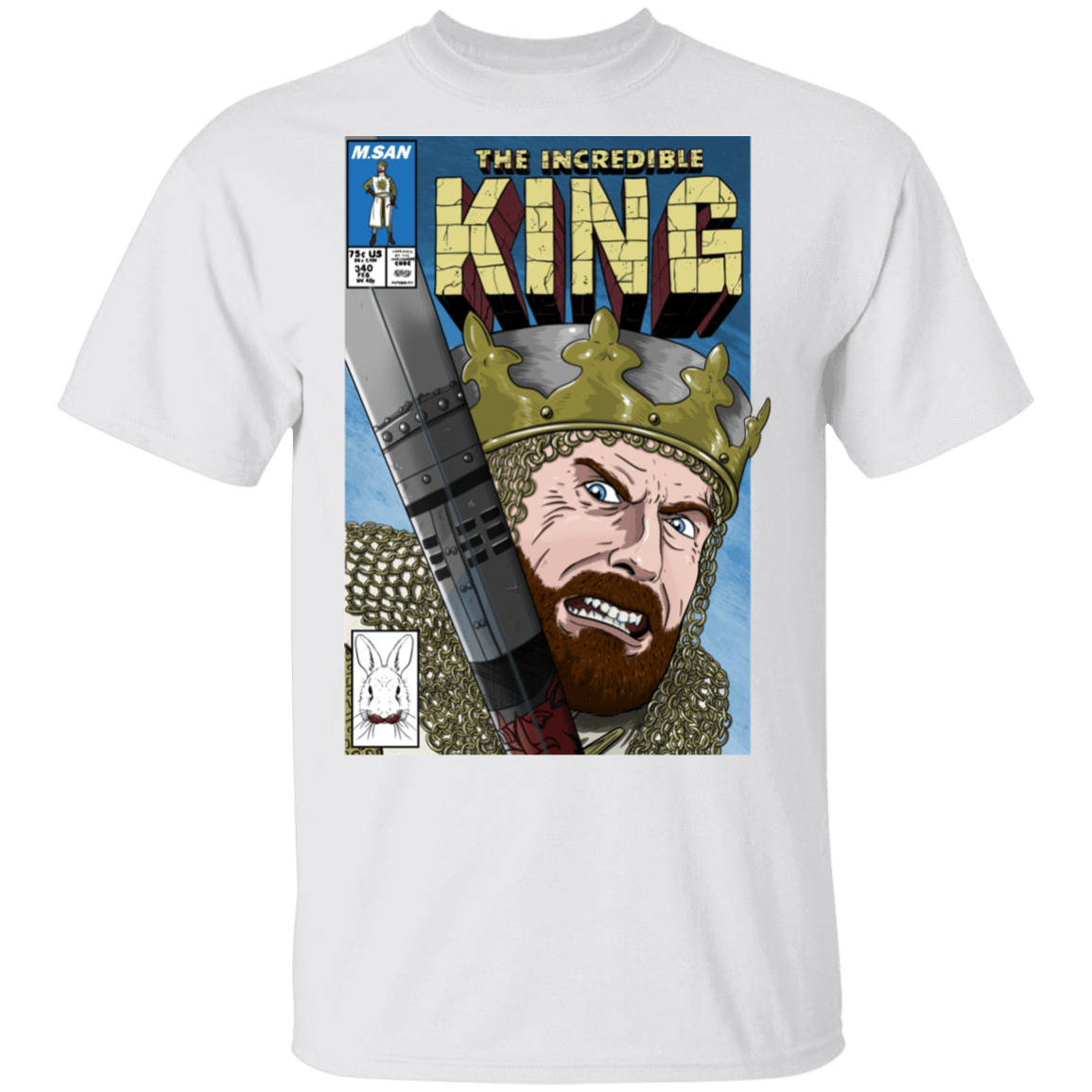 T-Shirts White / S The Incredible King T-Shirt