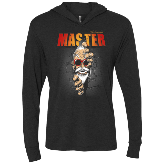 T-Shirts Vintage Black / X-Small The Incredible Master Triblend Long Sleeve Hoodie Tee