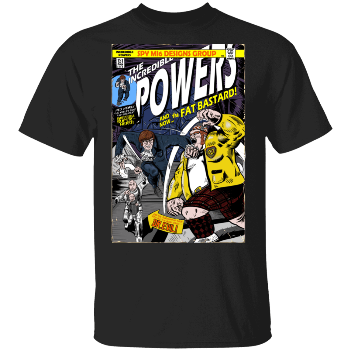 T-Shirts Black / S The Incredible Powers T-Shirt