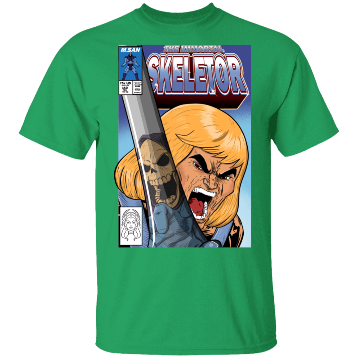 T-Shirts Irish Green / S The Incredible Skeletor T-Shirt