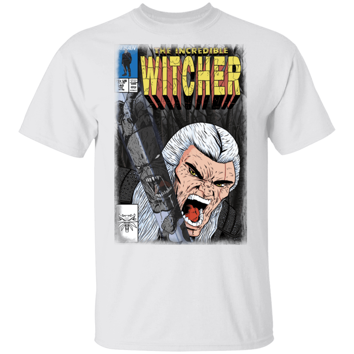 T-Shirts White / S The Incredible Witcher T-Shirt