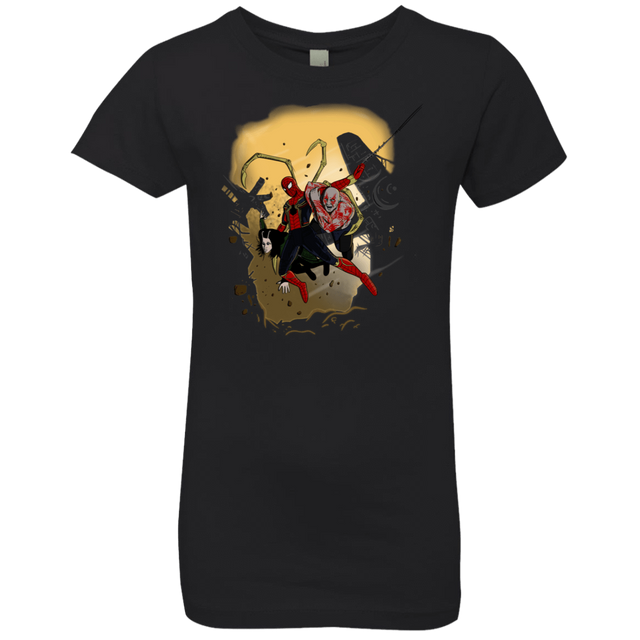 T-Shirts Black / YXS The Infinity Spiderman Girls Premium T-Shirt