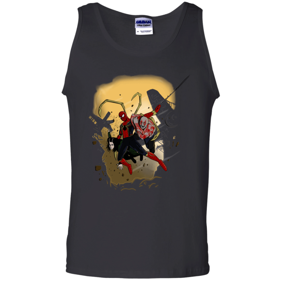 T-Shirts Black / S The Infinity Spiderman Men's Tank Top