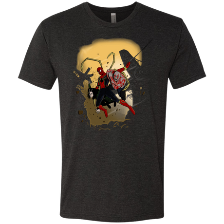 T-Shirts Vintage Black / S The Infinity Spiderman Men's Triblend T-Shirt