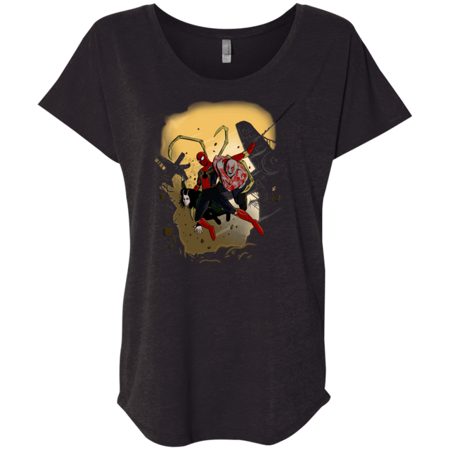 T-Shirts Vintage Black / X-Small The Infinity Spiderman Triblend Dolman Sleeve