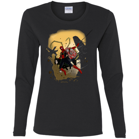 T-Shirts Black / S The Infinity Spiderman Women's Long Sleeve T-Shirt