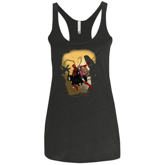 T-Shirts Vintage Black / X-Small The Infinity Spiderman Women's Triblend Racerback Tank