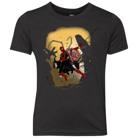 T-Shirts Vintage Black / YXS The Infinity Spiderman Youth Triblend T-Shirt