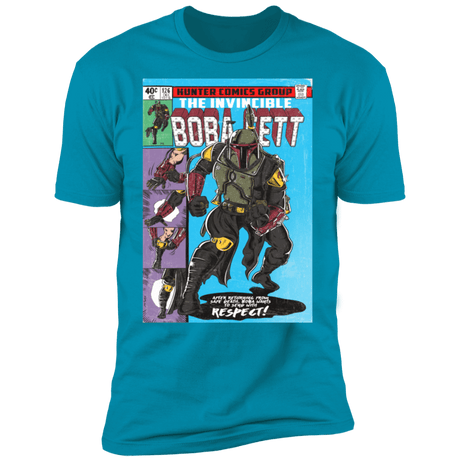 T-Shirts Turquoise / S The Invincible Bounty Hunter Men's Premium T-Shirt