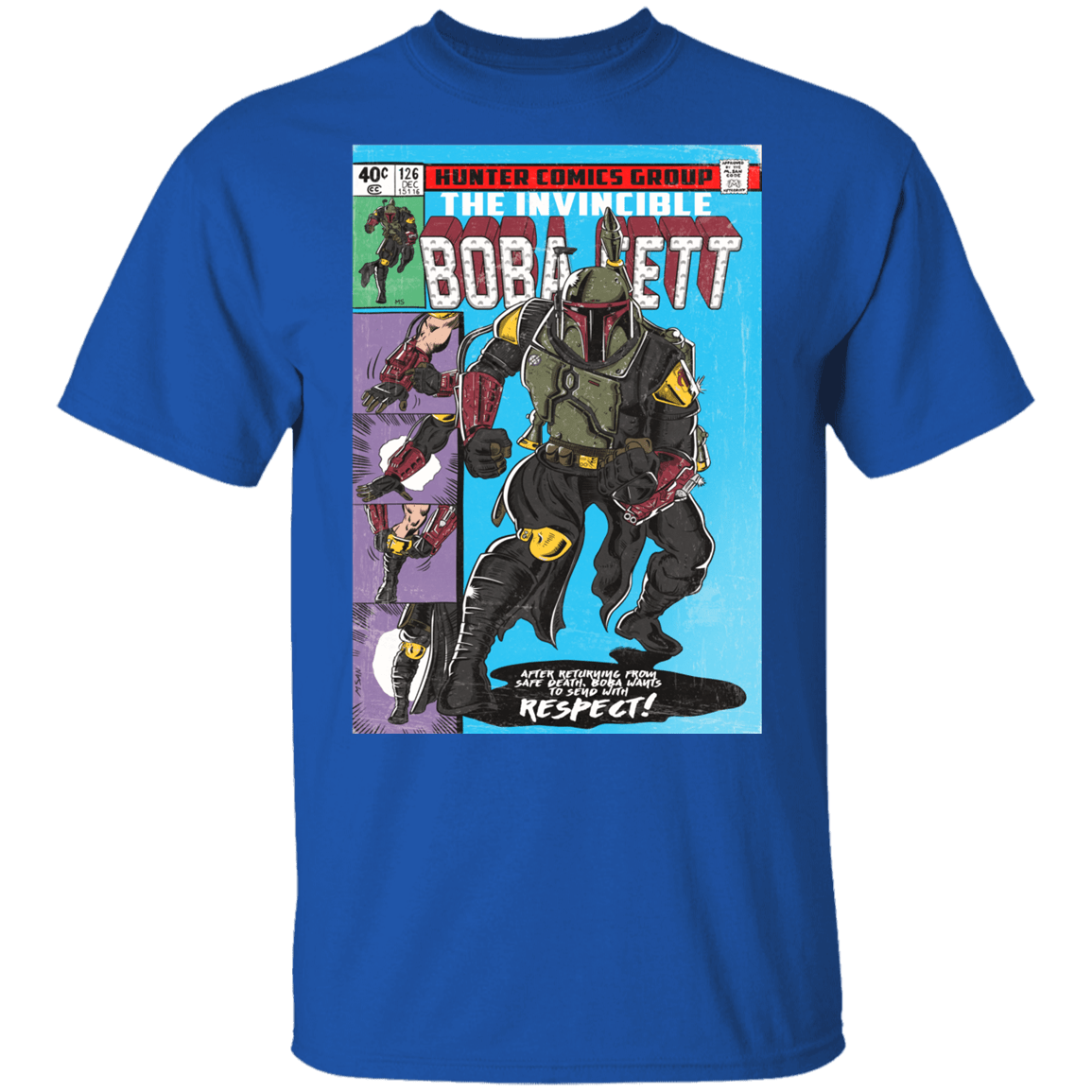 T-Shirts Royal / YXS The Invincible Bounty Hunter Youth T-Shirt