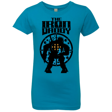 T-Shirts Turquoise / YXS The Iron Daddy Girls Premium T-Shirt