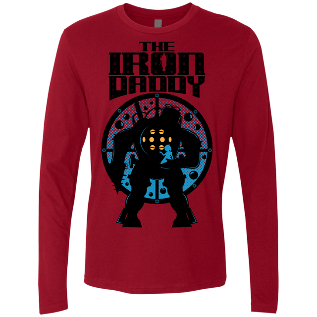 T-Shirts Cardinal / S The Iron Daddy Men's Premium Long Sleeve