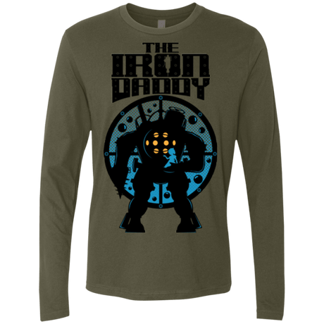 T-Shirts Military Green / Small The Iron Daddy Men's Premium Long Sleeve