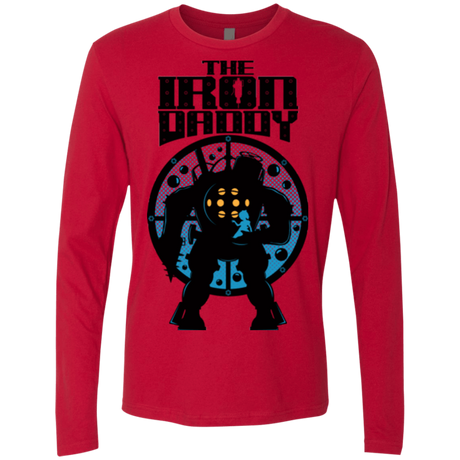 T-Shirts Red / Small The Iron Daddy Men's Premium Long Sleeve