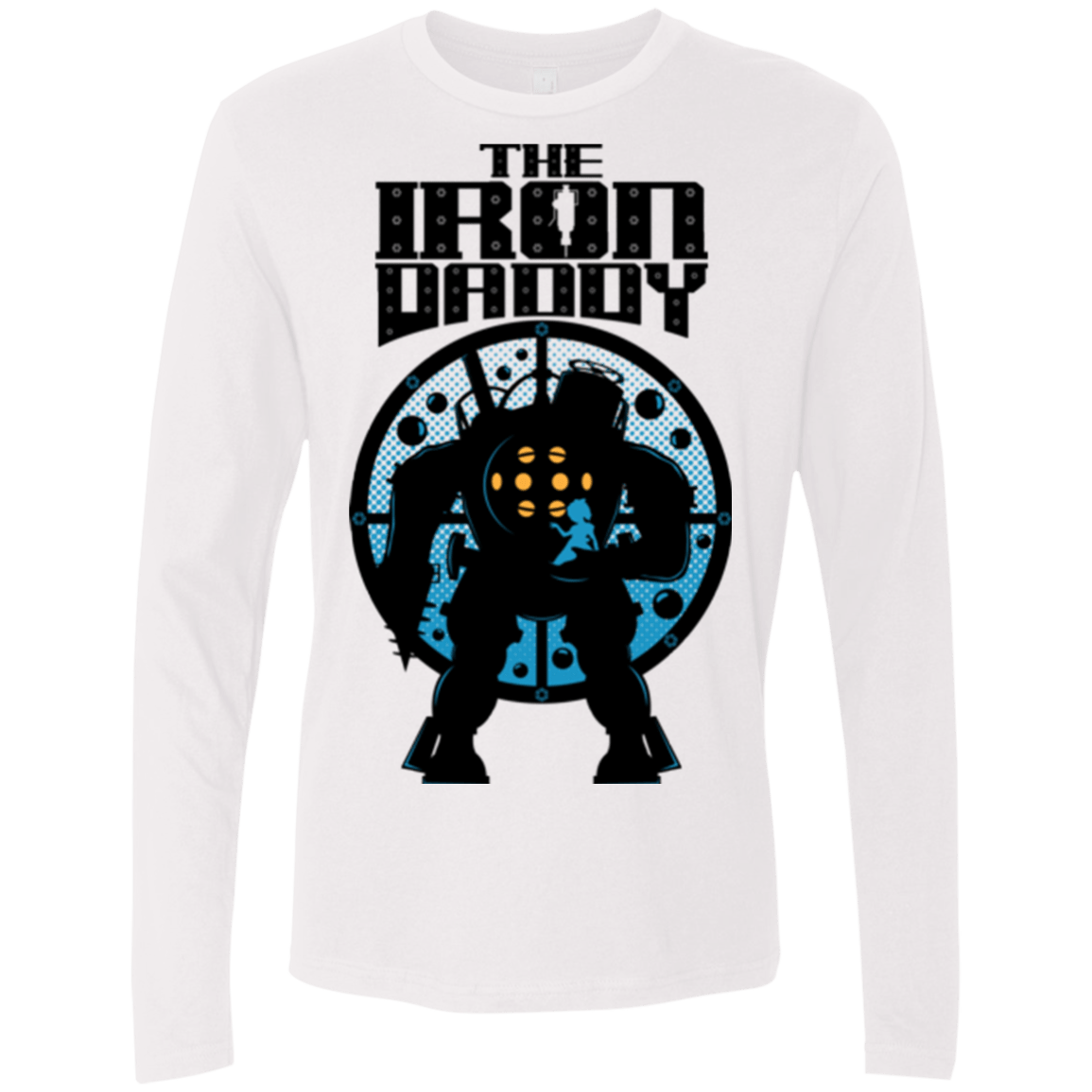 T-Shirts White / Small The Iron Daddy Men's Premium Long Sleeve