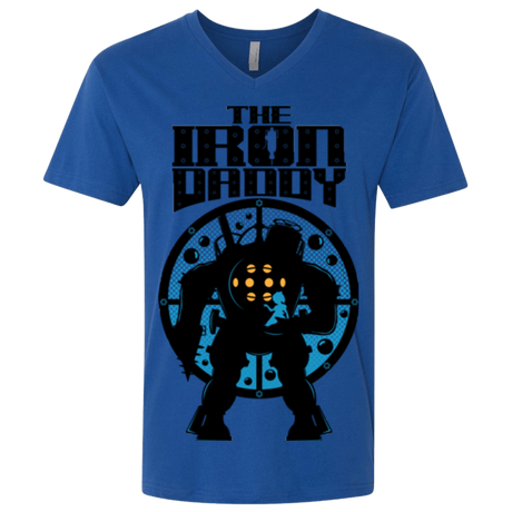 T-Shirts Royal / X-Small The Iron Daddy Men's Premium V-Neck