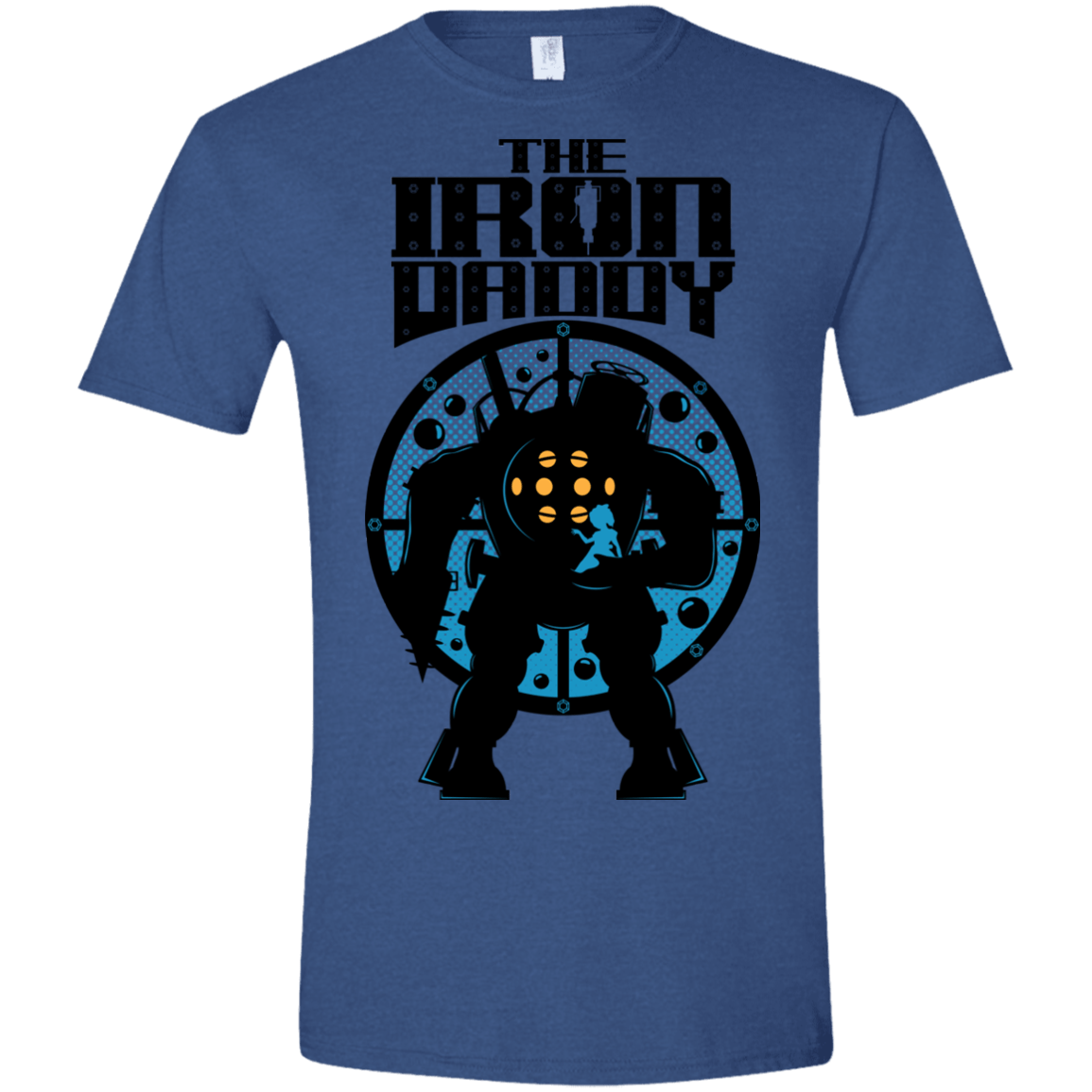 T-Shirts Heather Royal / X-Small The Iron Daddy Men's Semi-Fitted Softstyle