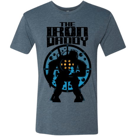 T-Shirts Indigo / Small The Iron Daddy Men's Triblend T-Shirt