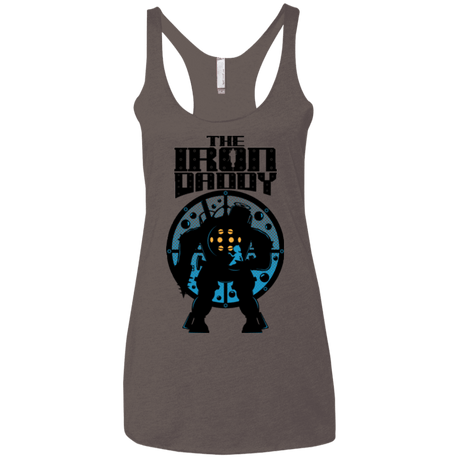T-Shirts Macchiato / X-Small The Iron Daddy Women's Triblend Racerback Tank