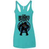 T-Shirts Tahiti Blue / X-Small The Iron Daddy Women's Triblend Racerback Tank