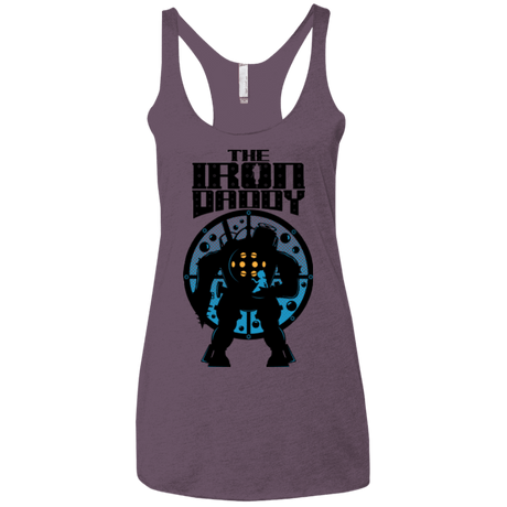 T-Shirts Vintage Purple / X-Small The Iron Daddy Women's Triblend Racerback Tank