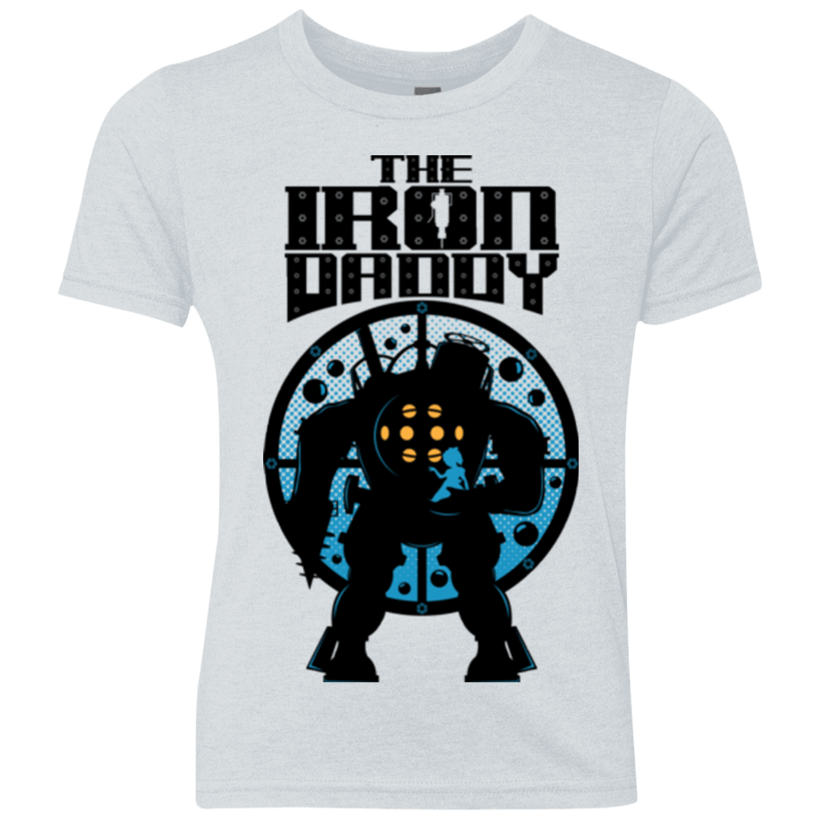 T-Shirts Heather White / YXS The Iron Daddy Youth Triblend T-Shirt